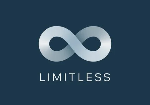 Abstract Vector Limitless Infinite Symbol Logo Template. Infinity Loop イラスト素材