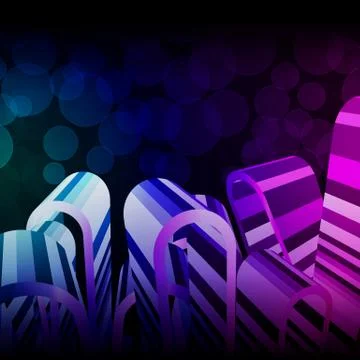 Abstract vector line Stock Illustration