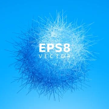 Abstract vector lines background 스톡 일러스트