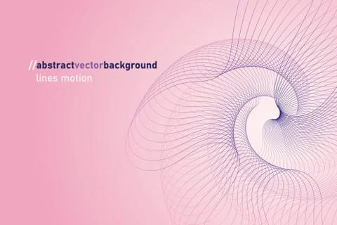 Abstract vector lines background Stock Illustration