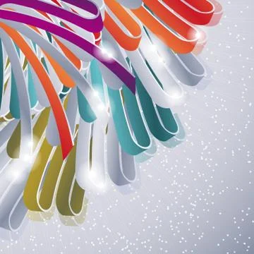 Abstract vector lines Stock Illustration