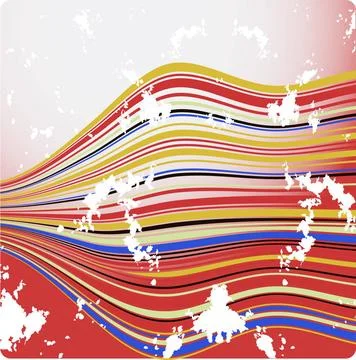 Abstract Vector Lines Vector - Colorful wavy / curvy abstract lines Copyri... Stock Photos