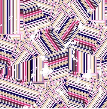 Abstract Vector Lines Vector - Colorful abstract lines pattern seamless Co... Stock Photos