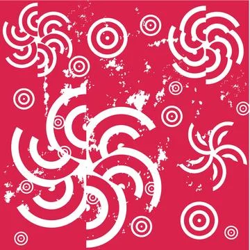 Abstract Vector Lines Vector - Colorful wavy / curvy abstract ornament in ... Stock Photos