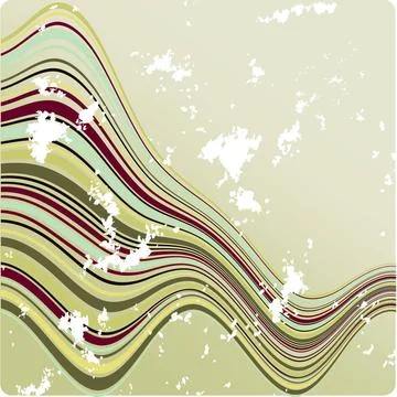Abstract Vector Lines Vector - Colorful wavy / curvy abstract lines Copyri... Stock Photos