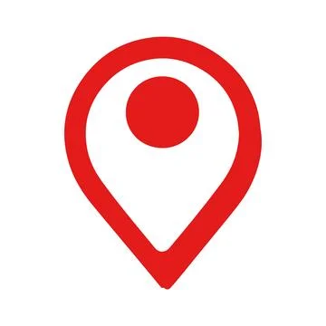 Abstract Vector Location Pin or Locator Icon Pack Design Template Stock Illustration