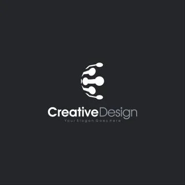 Abstract Vector Logo Design Template. Creative 3D Concept Icon Creative Symbo Stock Illustration