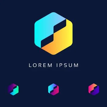 Abstract Vector Logo Design Template. Creative Concept Icon - Modern Polygon Stock Illustration