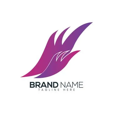 Abstract Vector Logo Design Template Stock Illustration