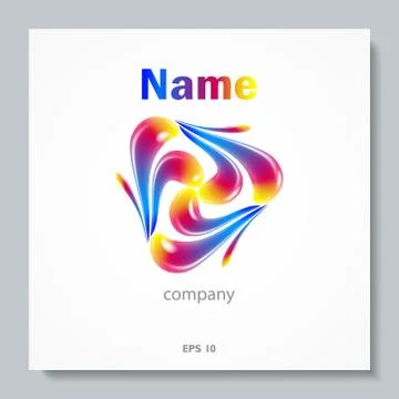 Abstract Vector Logo. Element Design Template. Creative Symbol. Stock Illustration