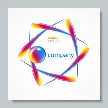 Abstract Vector Logo. Element Design Template. Creative Symbol. Stock Illustration