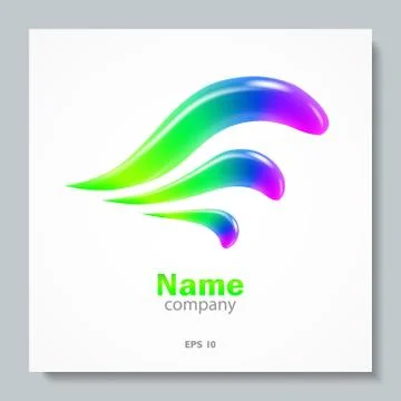 Abstract Vector Logo. Element Design Template. Creative Symbol. Stock-Illustration