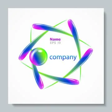 Abstract Vector Logo. Element Design Template. Creative Symbol. Stock Illustration