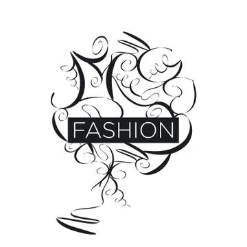 Abstract vector logo fashion patterns Stockillustratie