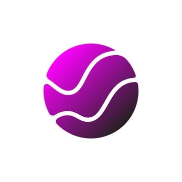 Abstract vector logo global network and digital systems Stock-Illustration