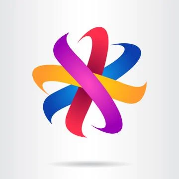 Abstract vector logo Illustrazione stock