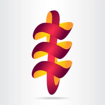 Abstract vector logo Stock Illustration