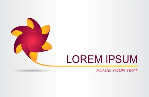 Abstract vector logo Stock Illustration