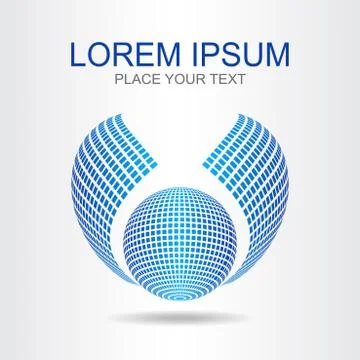 Abstract vector logo Illustrazione stock