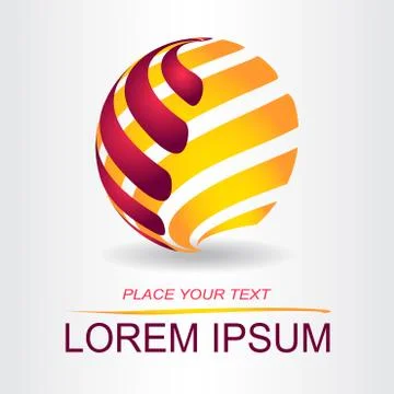 Abstract vector logo Stock Illustration