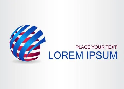 Abstract vector logo Illustrazione stock