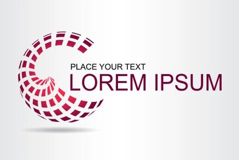 Abstract vector logo Stock Illustration