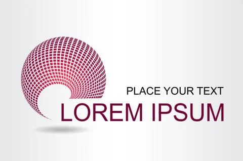 Abstract vector logo Stock Illustration