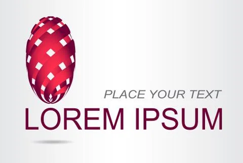 Abstract vector logo Illustrazione stock