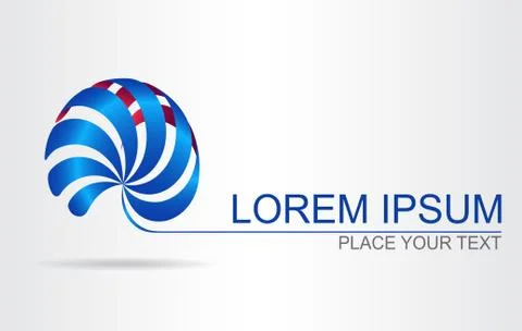 Abstract vector logo Illustrazione stock