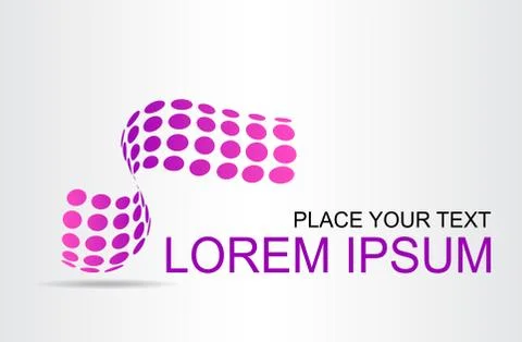 Abstract vector logo Illustrazione stock