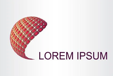 Abstract vector logo Illustrazione stock