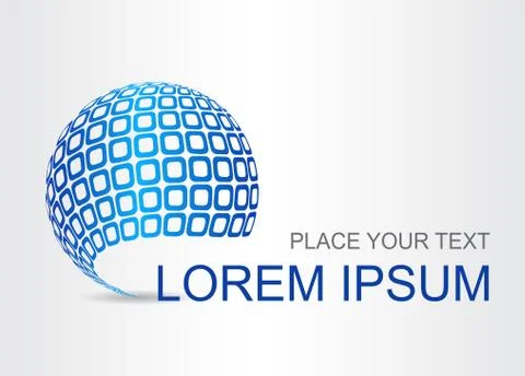 Abstract vector logo Stock Illustration