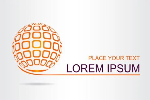 Abstract vector logo Illustrazione stock