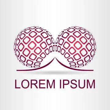 Abstract vector logo Illustrazione stock