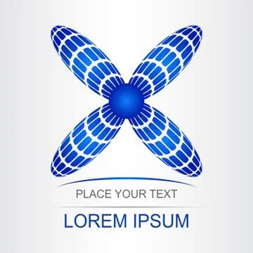 Abstract vector logo Stock Illustration