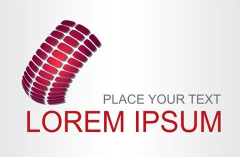 Abstract vector logo Stock Illustration