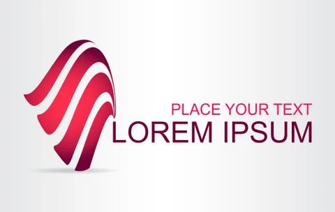 Abstract vector logo Stock Illustration