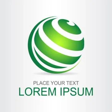 Abstract vector logo Illustrazione stock