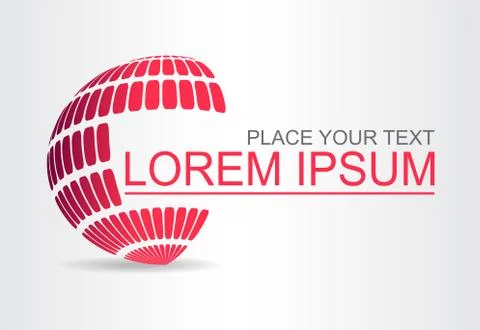 Abstract vector logo Stock Illustration