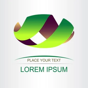 Abstract vector logo Stock Illustration