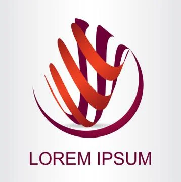 Abstract vector logo Stock Illustration