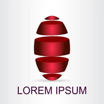 Abstract vector logo Stock Illustration