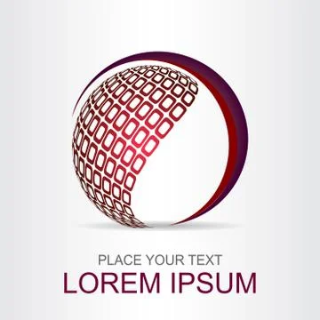 Abstract vector logo. Logo template. Stock Illustration