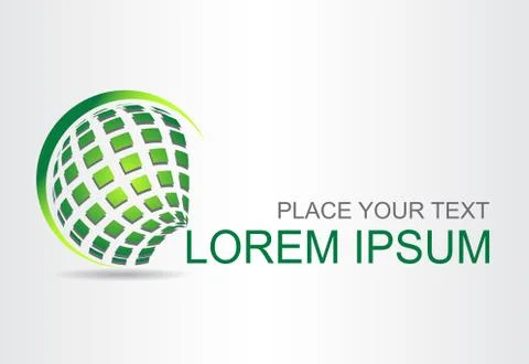 Abstract vector logo. Logo template. Stock Illustration