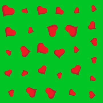 Abstract vector love background full of hearts. Valentine s day for card Stock Illustration