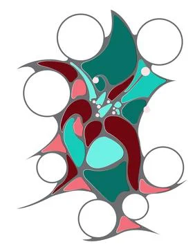 Abstract vector magic fairy drawing. Stock Illustration