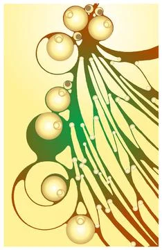 Abstract vector magic fairy drawing. Stock Illustration