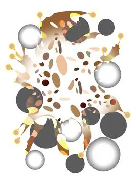 Abstract vector magic fairy drawing. Stock Illustration