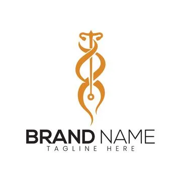 Abstract Vector Medical Logo Design Template Stock Illustration