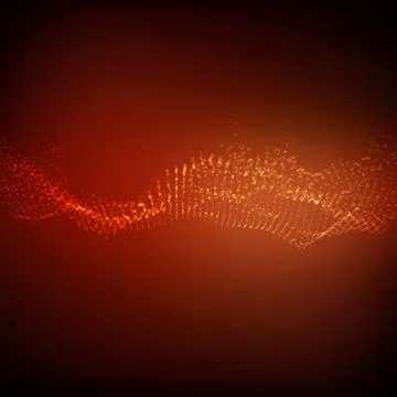 Abstract vector mesh background. Chaotically connected points and polygons fl Illustrazione stock